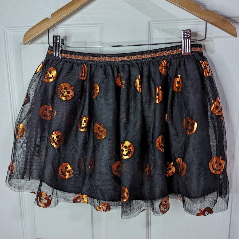 Celebrate Halloween girls pumpkin tutu size large